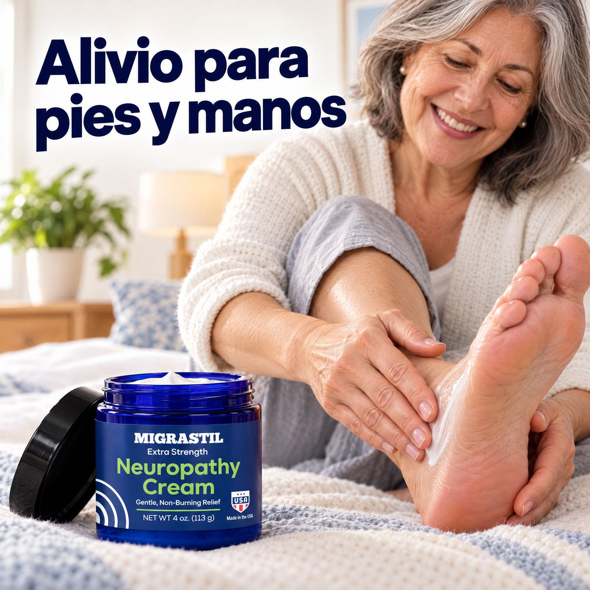 Migrastil® Crema para Neuropatía | Sin Mentol, No Arde