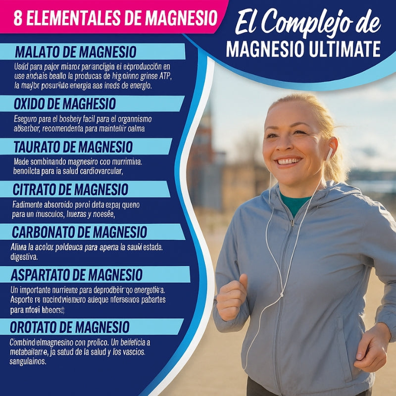 OFERTA 2X1 | Magnesio Complex™ 8 en 1 - Equilibrio Corporal Completo 1000mg