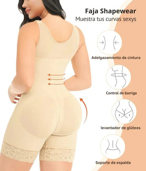 Faja Reductora Short - Moldeadora Cintura y Levanta glúteos
